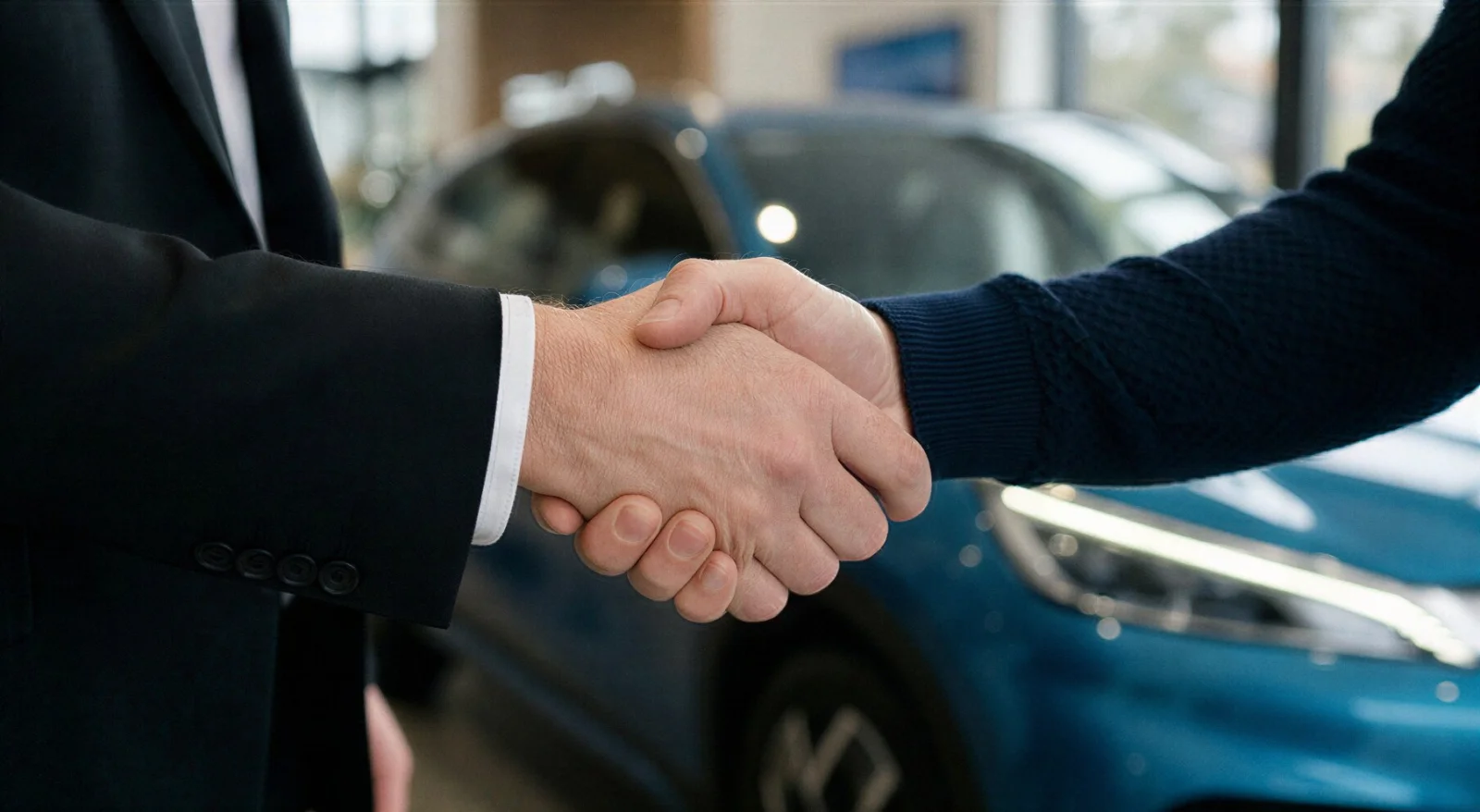 Handshake over contract